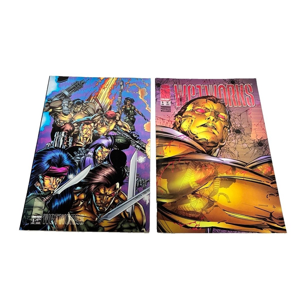 Wetworks #2 & #5 Image Comics 1994 1995 Whilce Portacio WildStorm Lot